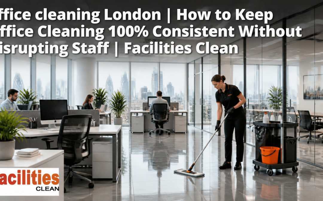 office cleaning London | How to Keep Office Cleaning 100% Consistent Without Disrupting Staff | Facilities clean
