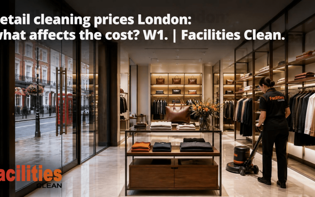 Retail cleaning prices London: what affects the cost? W1. | Facilities Clean.