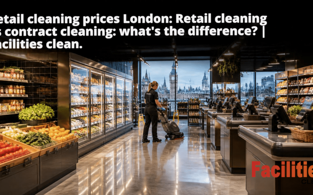 Retail cleaning vs contract cleaning: what’s the difference? |  Facilities clean.