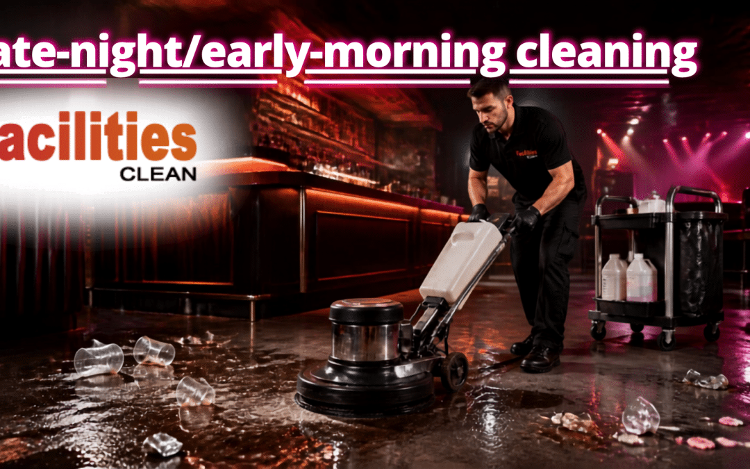 late-night/early-morning cleaning for bars, pubs and nightclubs in London. 10 tips.