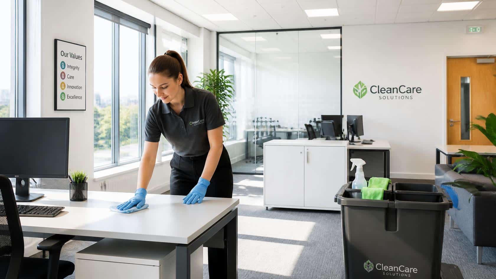 commercial cleaning schedule