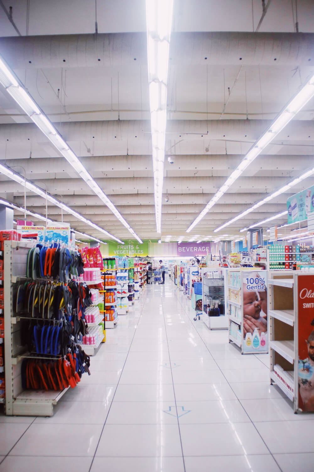 Retail shop floor cleaned before opening in W1